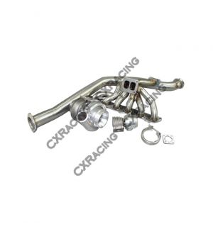 CX Racing Turbo Manifold Downpipe Kit For 86-92 Supra 7MGTE MK3
