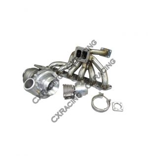CX Racing Turbo Manifold Downpipe Kit For 86-92 Supra 7MGTE MK3