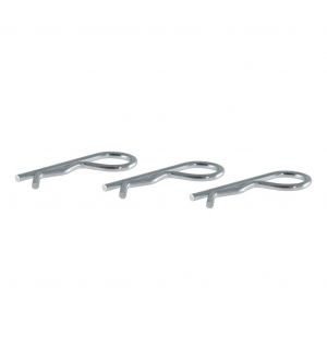 Curt Hitch Clips (Fits 1/2in or 5/8in Pin Zinc 3-Pack)