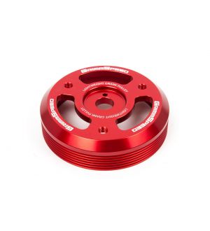 Lightweight Crank Pulley RED - Subaru FA/FB Engines [Equipped w/1-Piece OEM Pulley]