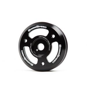 Lightweight Crank Pulley BLACK - Subaru FA/FB Engines [Equipped w/1-Piece OEM Pulley]