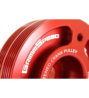 Lightweight Crank Pulley RED - Subaru All EJ Engines
