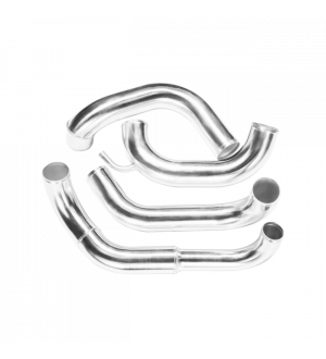 CX Racing Tube & Fin FMIC Intercooler Piping Kit For 89-99 Nissan 240SX S13 S14 with S13 SR20DET Swap