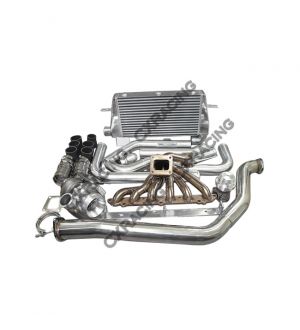 CX Racing Turbo Manifold Downpipe Intercooler Piping Kit For 86-92 Supra MK3 7MGTE