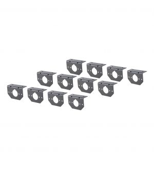 Curt Connector Mounting Brackets for 4-Way & 6-Way Round (12-Pack)