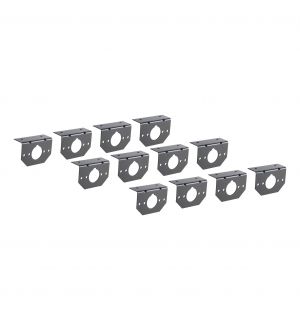 Curt Connector Mounting Brackets for 4-Way & 6-Way Round (12-Pack)