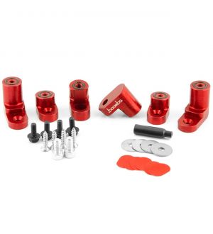 BOOMBA RACING FIESTA ST WING RISERS - RED