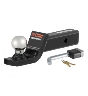 Curt Towing Starter Kit  Ball w/2in(2in Shank 7500lbs 2in Drop)