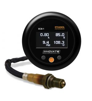 Innovate Motorsports ECB-1: (BOOST) Ethanol Advanced Gauge Kit (*Ethanol Sensor NOT included)