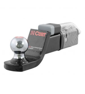 Curt Towing Starter Kit  Ball w/2in(2in Shank 7500lbs 2in Drop)