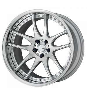 Work Wheels Emotion CR 3P 21x11 .5+109  5x114.3  Semi Concave - Burning Silver (BS) - Reverse
