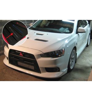 Rally Armor 2008-17 Mitsubishi EVO X Black UR Mud Flap Silver Logo