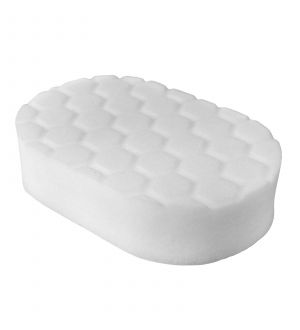 Chemical Guys Hex-Logic Polishing Hand Applicator Pad - White - 3in x 6in x 1in (P24)