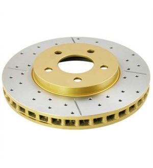 DBA 4000 SERIES CROSS DRILLED AND SLOTTED ROTORS (REAR)