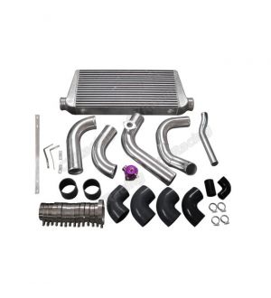 CX Racing Intercooler Piping Radiator HardPipe Kit For 2JZGTE 2JZ-GTE 2JZ Swap 240SX S13 S14 Single Turbo