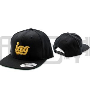 IAG Snapback Hat with Gold Script