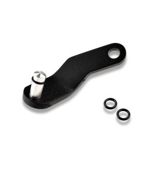 IAG Driver Side Floor Mat Bracket for 2002-07 Subaru WRX / STI (Black Finish)