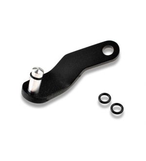 IAG Driver Side Floor Mat Bracket for 2002-07 Subaru WRX / STI (Black Finish)