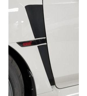 Sticker Fab  FENDER UPPER AND LOWER OVERLAYS (3D CARBON, MATTE BLACK, OR GLOSS BLACK) - 2015-2020 WRX / STI