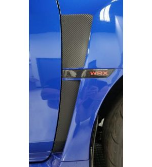 Sticker Fab  FENDER UPPER AND LOWER OVERLAYS (3D CARBON, MATTE BLACK, OR GLOSS BLACK) - 2015-2020 WRX / STI
