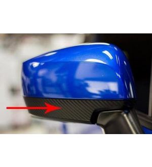 Sticker Fab 3D Carbon Fiber Lower Mirror Overlays (Pair) - 2015-2021 WRX / STI / 2015-2017 Crosstrek / 2015-2016 Impreza