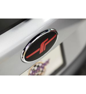Sticker Fab Subaru JDM 3D Carbon Forester F Emblem Overlays - 2014-2016 Forester
