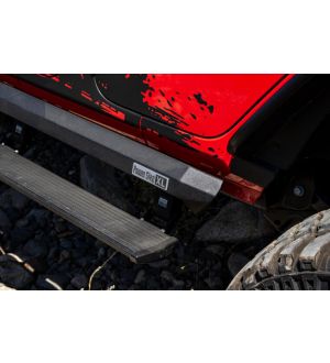 AMP Research 18-22 Jeep Wrangler JL 2DR PowerStep XL - Black (Incl OEM Style Illumination)