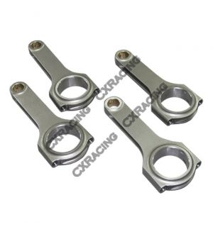 CX Racing H Beam Rod Rods 4 pcs For Honda Civic D16 ZC SOHC D Engine 5.394