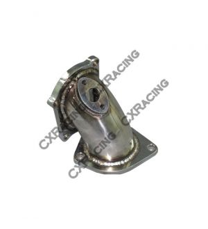 CX Racing O2 housing Stainless Turbo Elbow pipe for 86-92 Supra 7MGTE