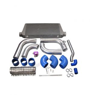 CX Racing Intercooler Piping Radiator HardPipe Kit For 2JZGTE 2JZ-GTE 2JZ Swap 240SX S13 S14 Stock Turbo