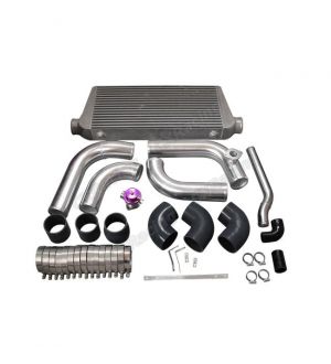 CX Racing Intercooler Piping Radiator HardPipe Kit For 2JZGTE 2JZ-GTE 2JZ Swap 240SX S13 S14 Stock Turbo