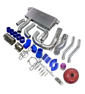 CX Racing Intercooler Kit Turbo Intake Radiator Piping For SC300 2JZ 2JZGTE Single Turbo