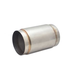Vibrant SS Race Muffler 5in inlet/outlet x 9in long