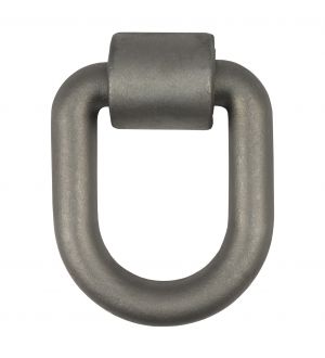 Curt 3inx 4in Weld-On Tie-Down D-Ring (15587lbs Raw Steel)