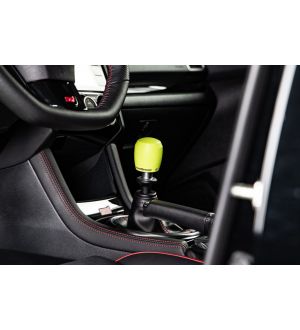 Stubby Shift Knob, Stainless Steel NEON GREEN [M12x1.25] - Manual Subaru/Ford