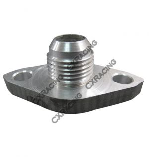 CX Raxing AN10 Aluminum Oil drain return Flange for Toyota Supra 1JZ-GTE 2JZ-GTE Single Turbo