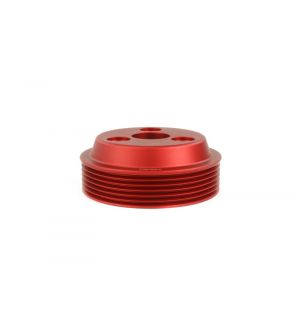 Perrin Performance Water Pump Pulley for 15-21 WRX Red