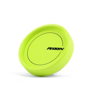 Perrin Performance Oil Fill Cap BRZ/FR-S/86/GR86/WRX/STI Round Style Neon Yellow