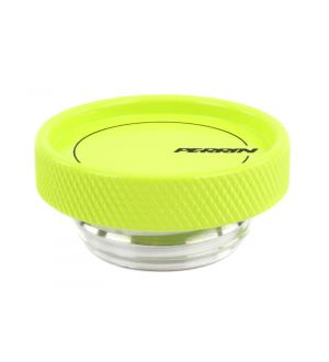 Perrin Performance Oil Fill Cap BRZ/FR-S/86/GR86/WRX/STI Round Style Neon Yellow