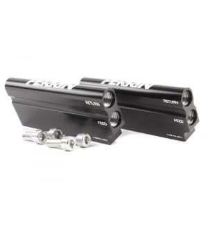 Perrin Performance Top Feed Fuel Rail Set Tuner Style (Fuel Rail Bodies Only)