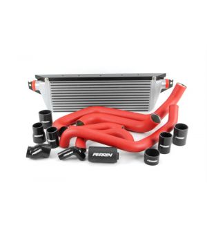 Perrin Performance Front Mount Intercooler Kit 02-07 WRX 04-07 STI Silver/Red