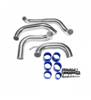 CX Racing Intercooler Kit For 89-99 Nissan 240SX S13 Chassis with S13 SR20DET Swap, Piping Kit Only