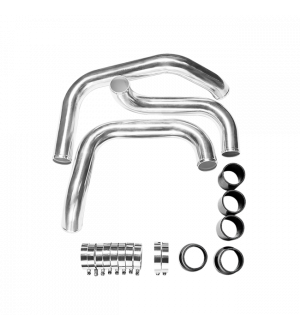 CX Racing Skyline R33 R34 GTR GTS With RB20DET RB25DET Engine  Tube & Fin Front Mount Intercooler Piping Kit For Nissan S13 S14 S15 240SX