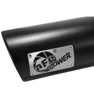 aFe Takeda 3in. 304 SS C/B Exhaust System 16-18 Ford Focus RS I4-2.3L (t) - Black Tip