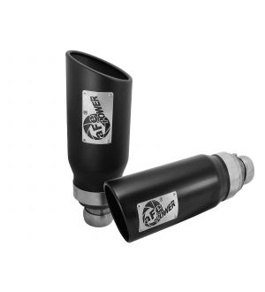 aFe Takeda 3in. 304 SS C/B Exhaust System 16-18 Ford Focus RS I4-2.3L (t) - Black Tip