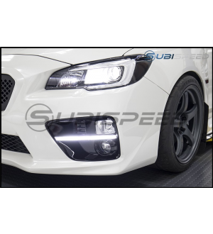 SubiSpeed Switchback JDM WRX S4 Style DRL Fog Light Bezels 2015-2017 WRX / 2015-2017 STI