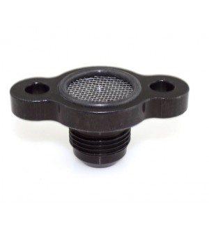 Precision Turbo #12 Large Oil Drain Flange W/Screen