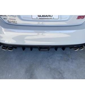 StickerFab  3D CARBON FIBER REAR FOG / F1 BUMPER COVER OVERLAY - 15+ WRX / STI