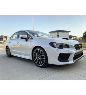 StickerFab  SPECIAL EDITION DARK SMOKE CARBON FIBER HEADLIGHT OVERLAYS - 2015+ WRX / STI