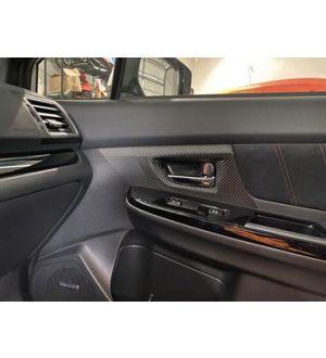 StickerFab  3D CARBON INTERIOR DOOR HANDLE TRIM OVERLAYS - 15+ WRX / STI